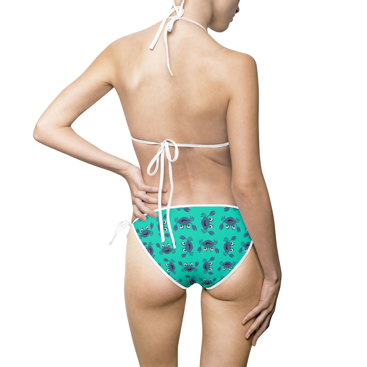 Tropical Print Women's Bikini, Summer Swimwear, Beach Vacation, Pool Party, Vacation Essentials, Floral Swimwear