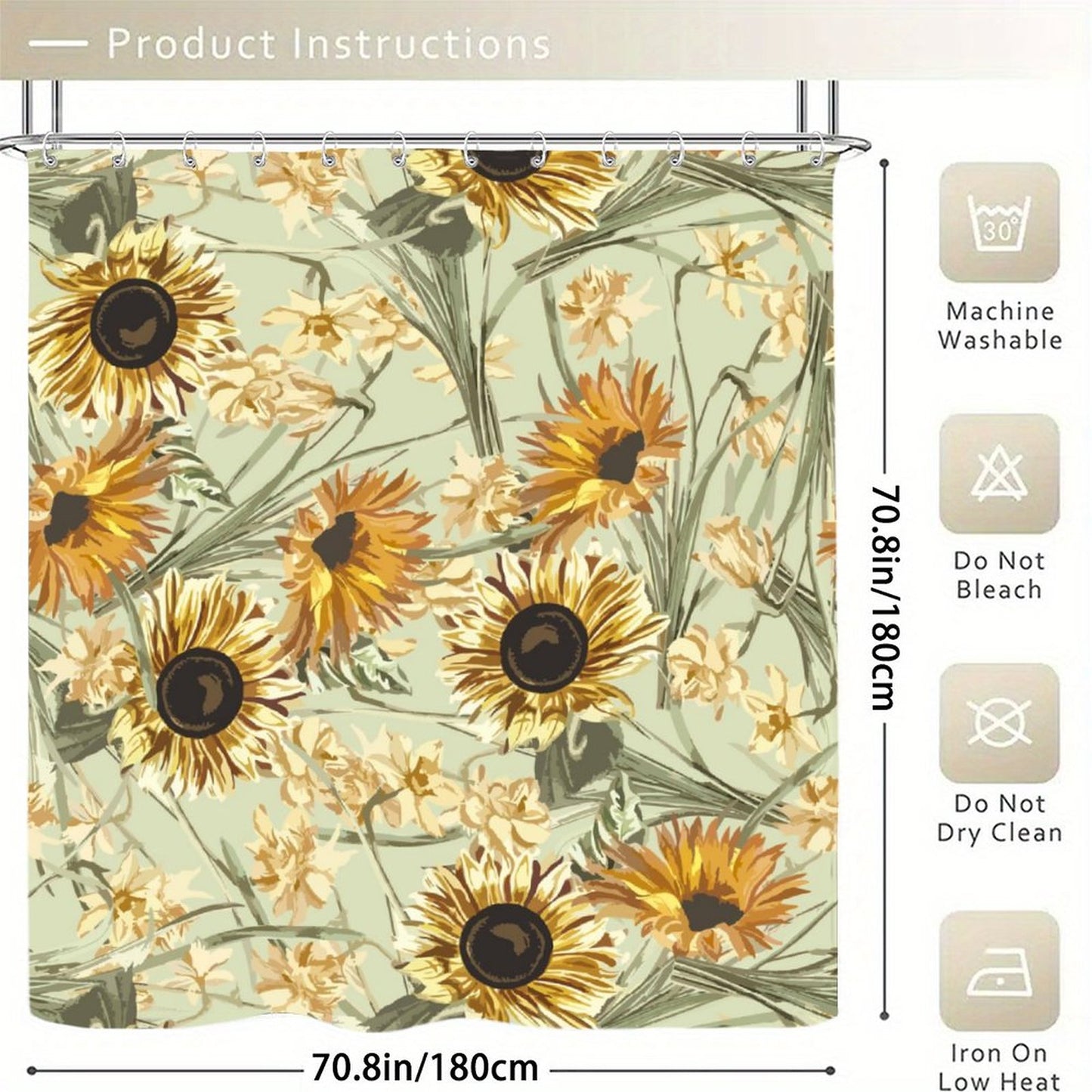 Waterproof Shower Curtain