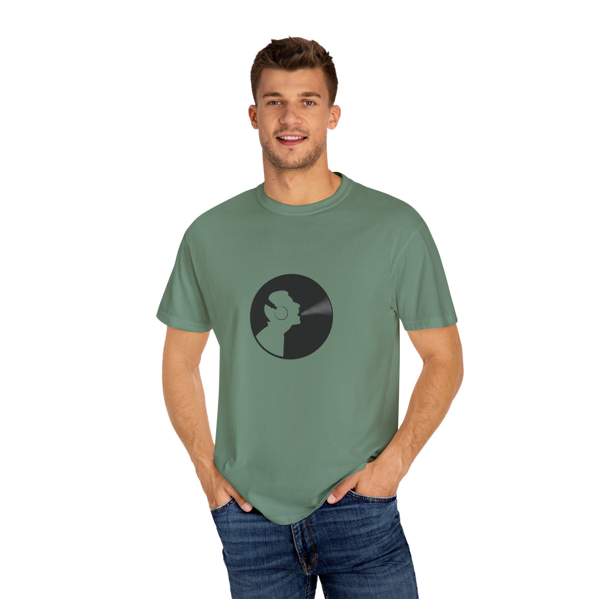 Vibrant Unisex Garment-Dyed T-shirt | Artistic Graphic Tee, Casual Wear, Gift for Him/Her, Summer Fashion, Colorful Apparel