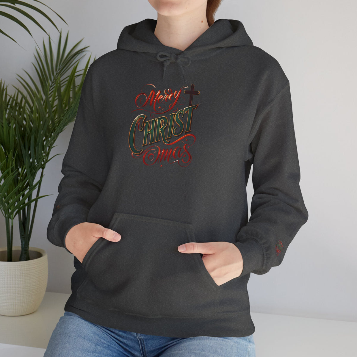 Merry Christmas Hoodie, Cozy Unisex Sweatshirt for Holiday Gatherings, Festive Gift Idea for Him/Her, Winter Apparel, Christmas Sweater
