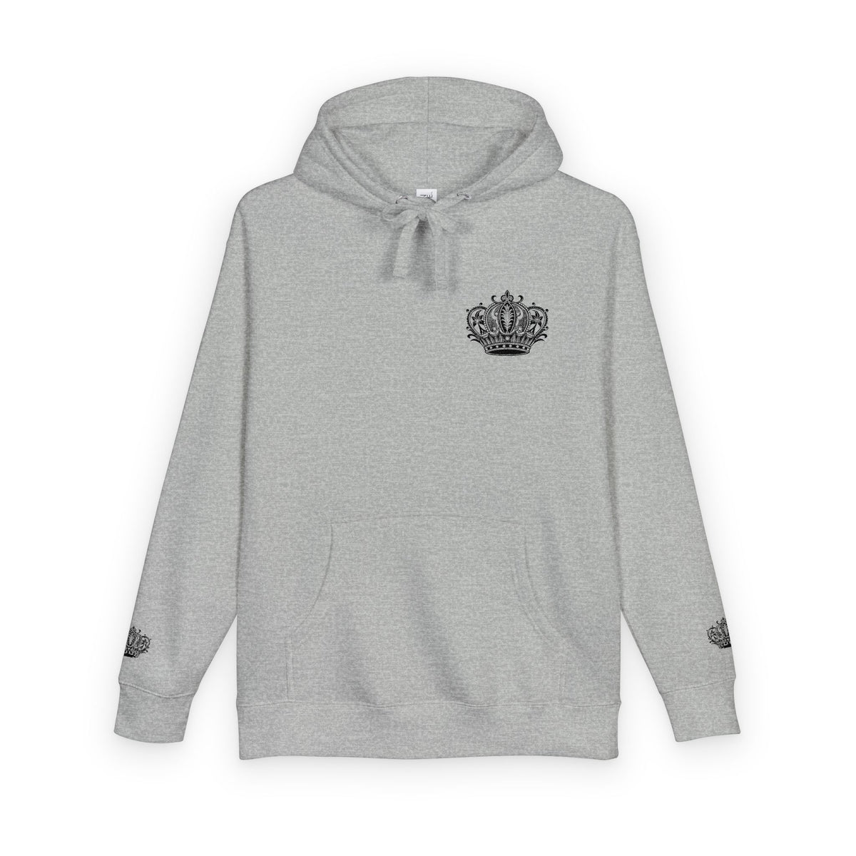 Crown Floral Unisex Fleece Hoodie | Cozy Streetwear, Perfect Gift for Him & Her, Autumn Fashion, Casual Wear, Trendy Outfit