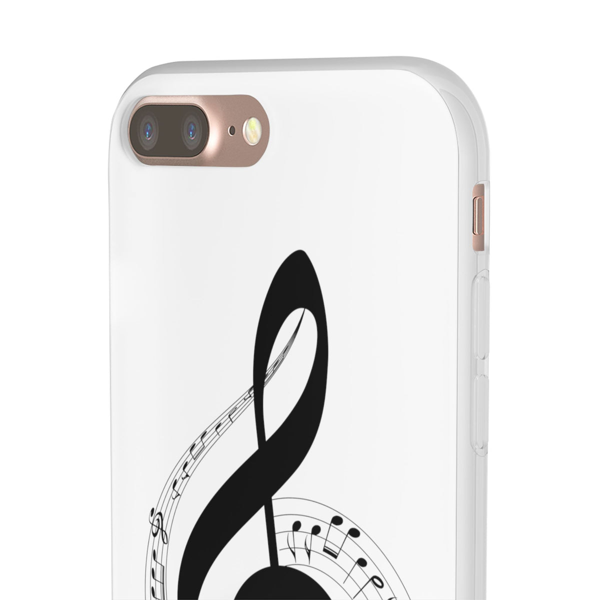Phone Case — Musical Treble Clef Design