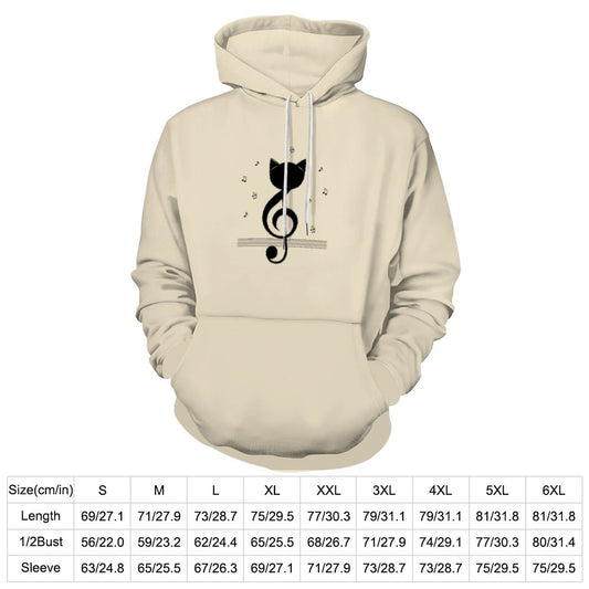 Hoodie with Double-layer hood Cat