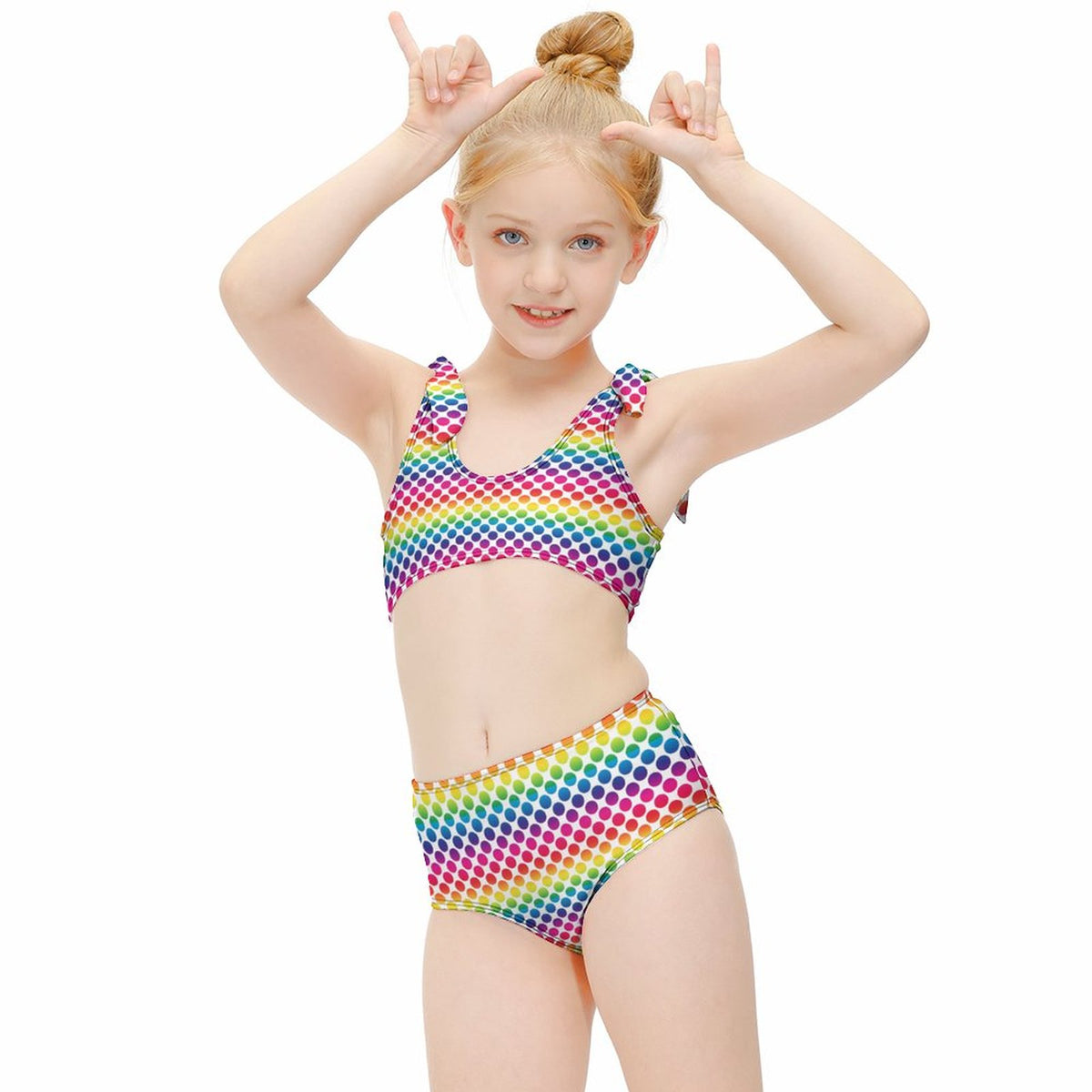 Beach Sports 2-Piece Swimsuit for Girls