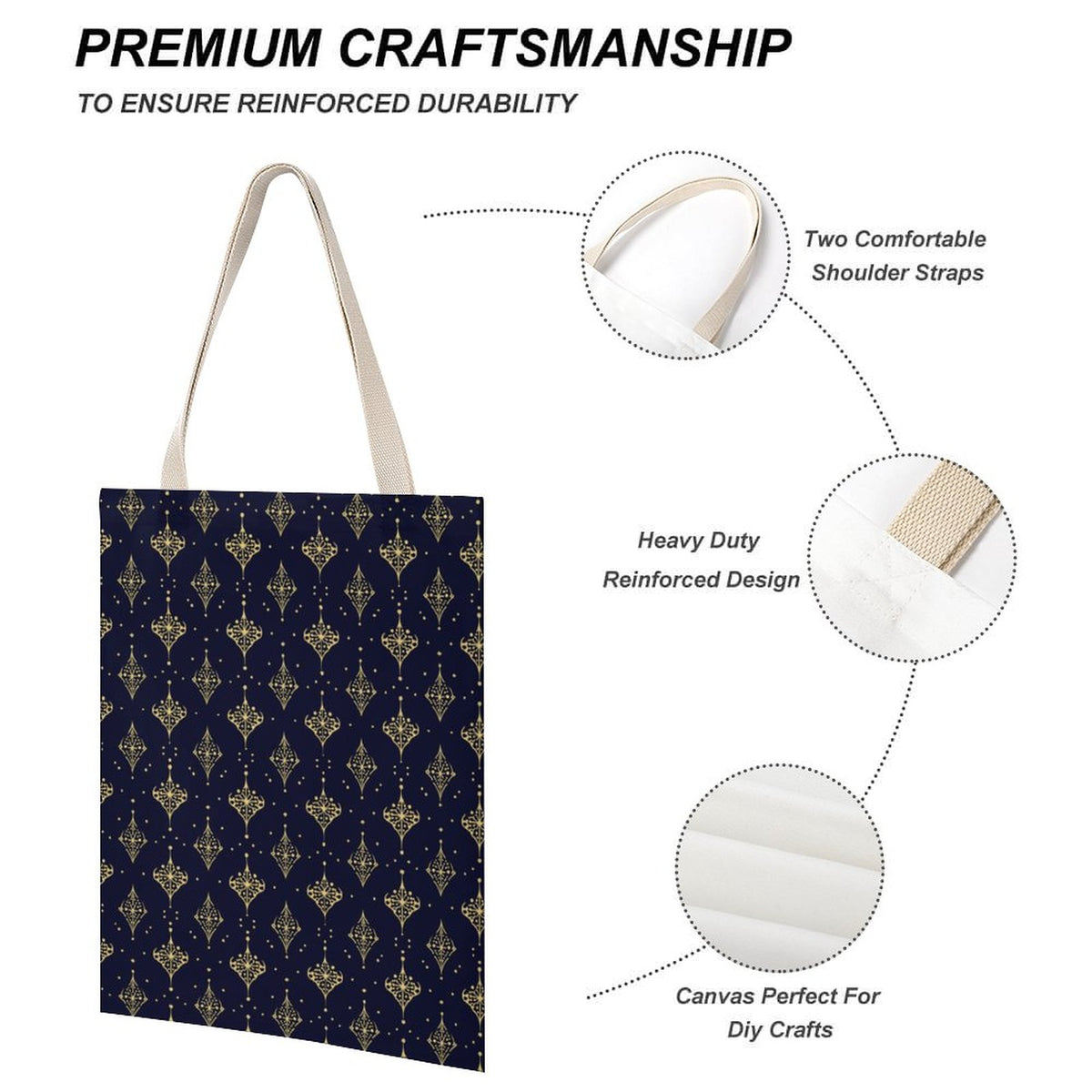 Tote Canvas Bag (Dual-sided Printing)