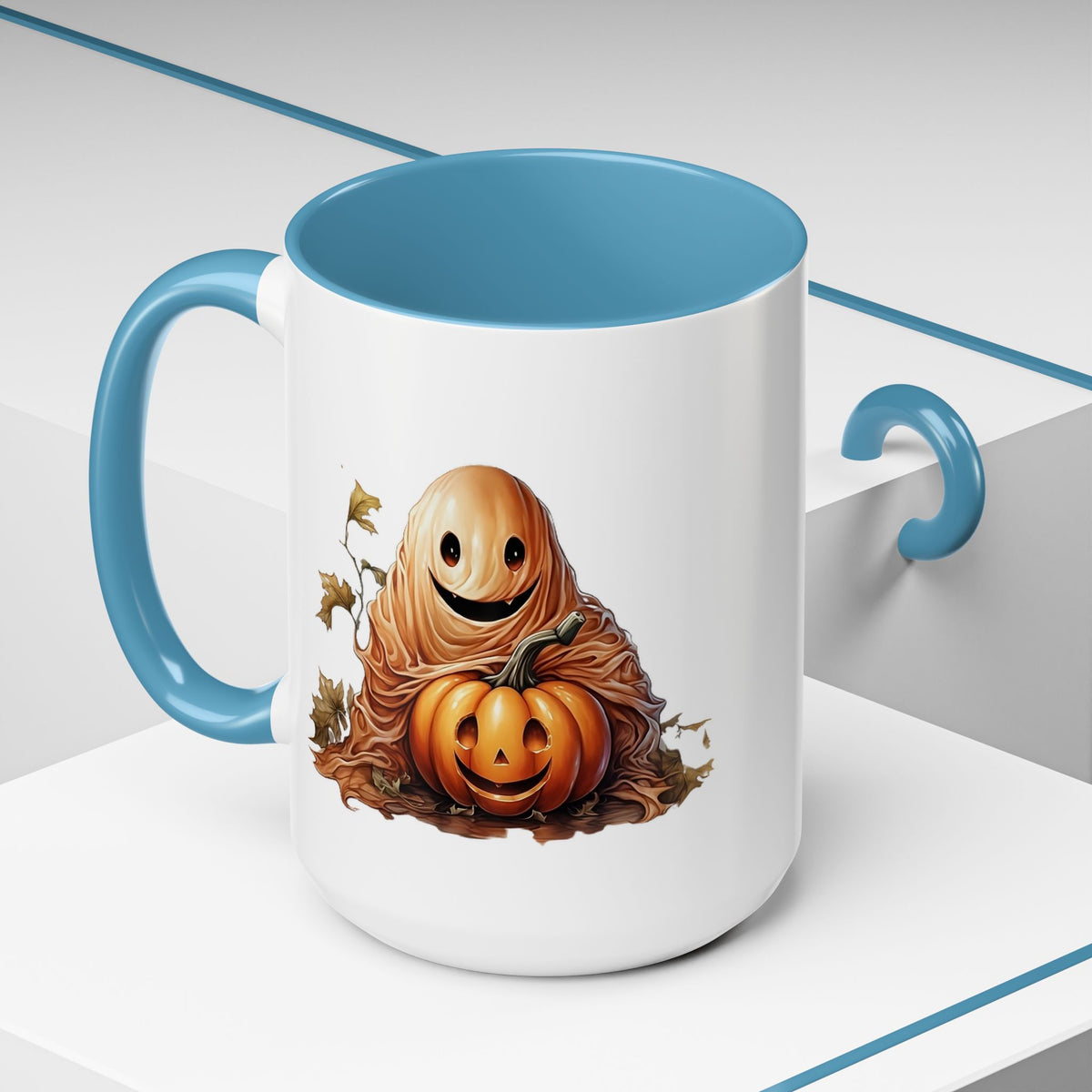Whimsical Halloween Coffee Mug | Pumpkin-Inspired Drinkware, Cute Fall Decor, Gift for Pumpkin Lovers, Cozy Autumn Vibe