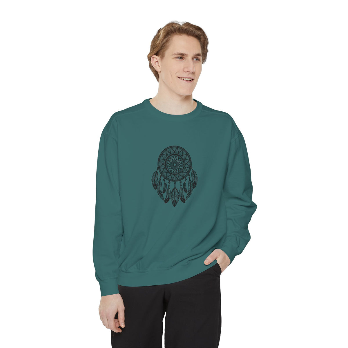 Dreamcatcher Sweatshirt for Cozy Vibes, Perfect Gift for Boho Lovers, Casual Outfits, Fall Style, Relaxing Days