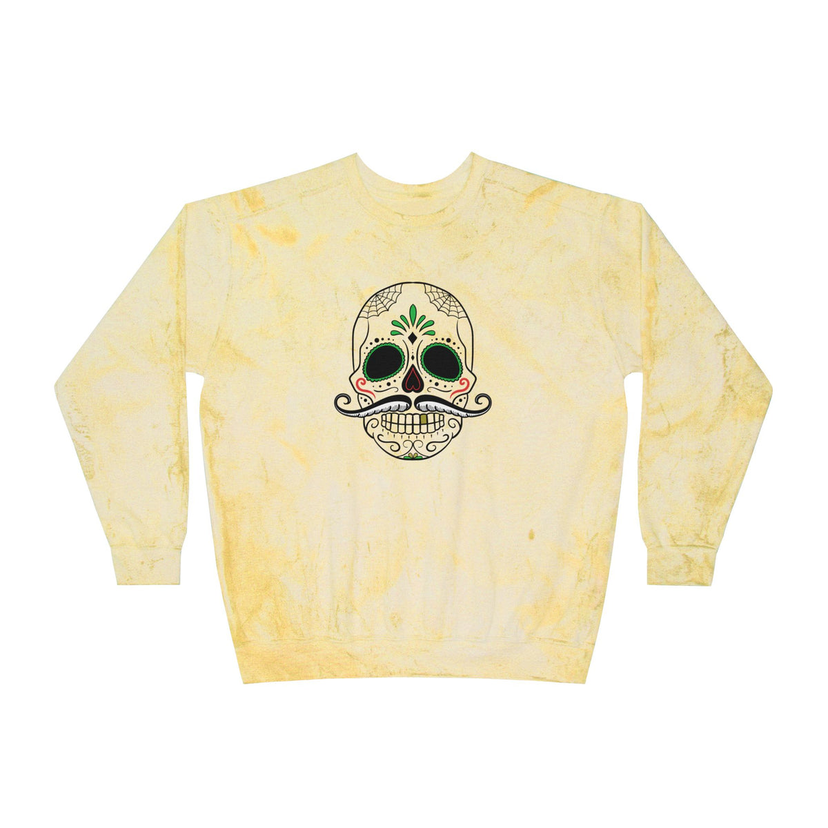 Sugar Skull Crewneck Sweatshirt, Day of the Dead Apparel