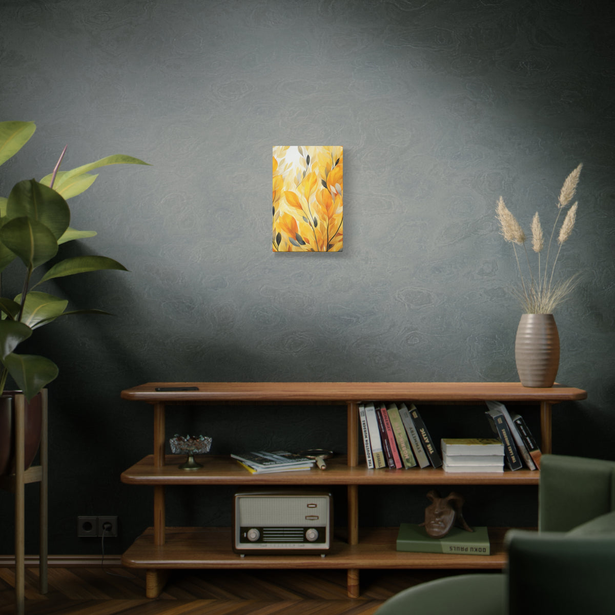 Gorgeous Yellow Matte Canvas Art Print, Stretched, 1.25"