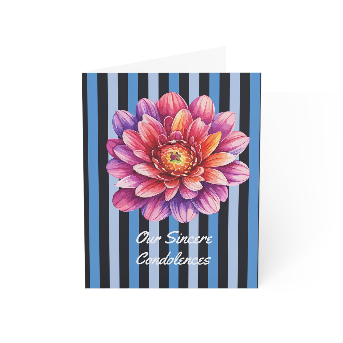 Elegant Floral Sympathy Cards Set