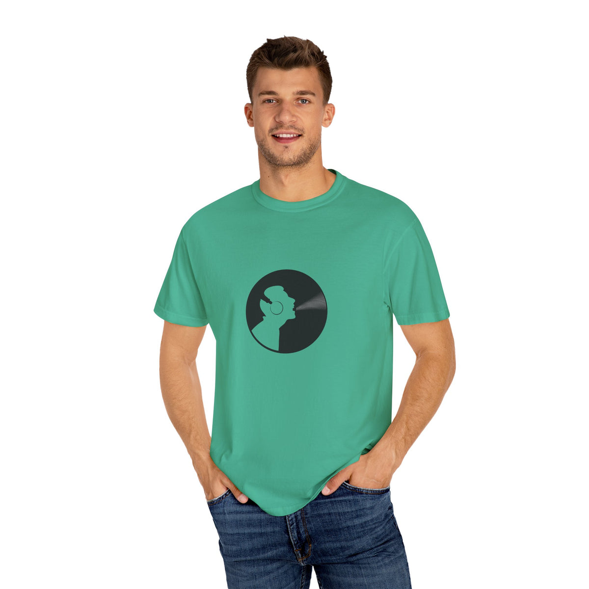 Vibrant Unisex Garment-Dyed T-shirt | Artistic Graphic Tee, Casual Wear, Gift for Him/Her, Summer Fashion, Colorful Apparel