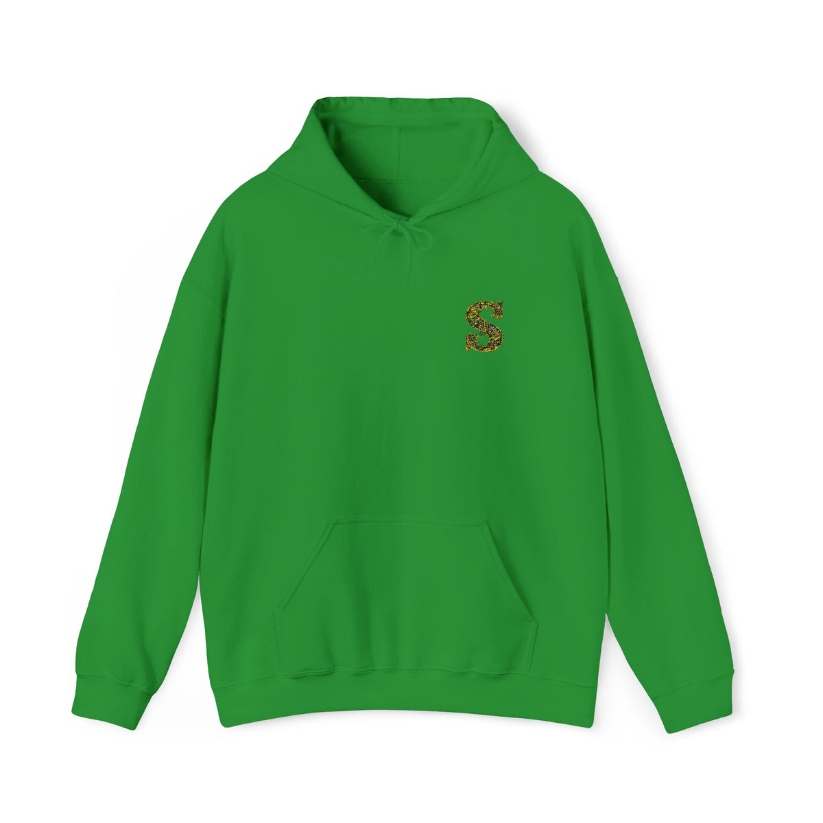 Floral S Initial Hoodie — Monogrammed Flower Letter Sweatshirt