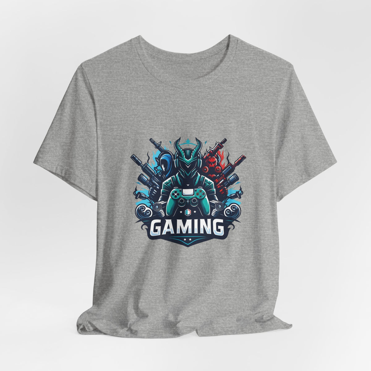 Gaming Controller Emblem Tee — Esports Gamer Graphic T-Shirt