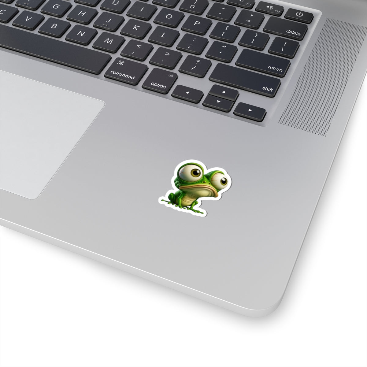 Playful Frog Kiss-Cut Stickers - Perfect for Laptops and Water Bottles