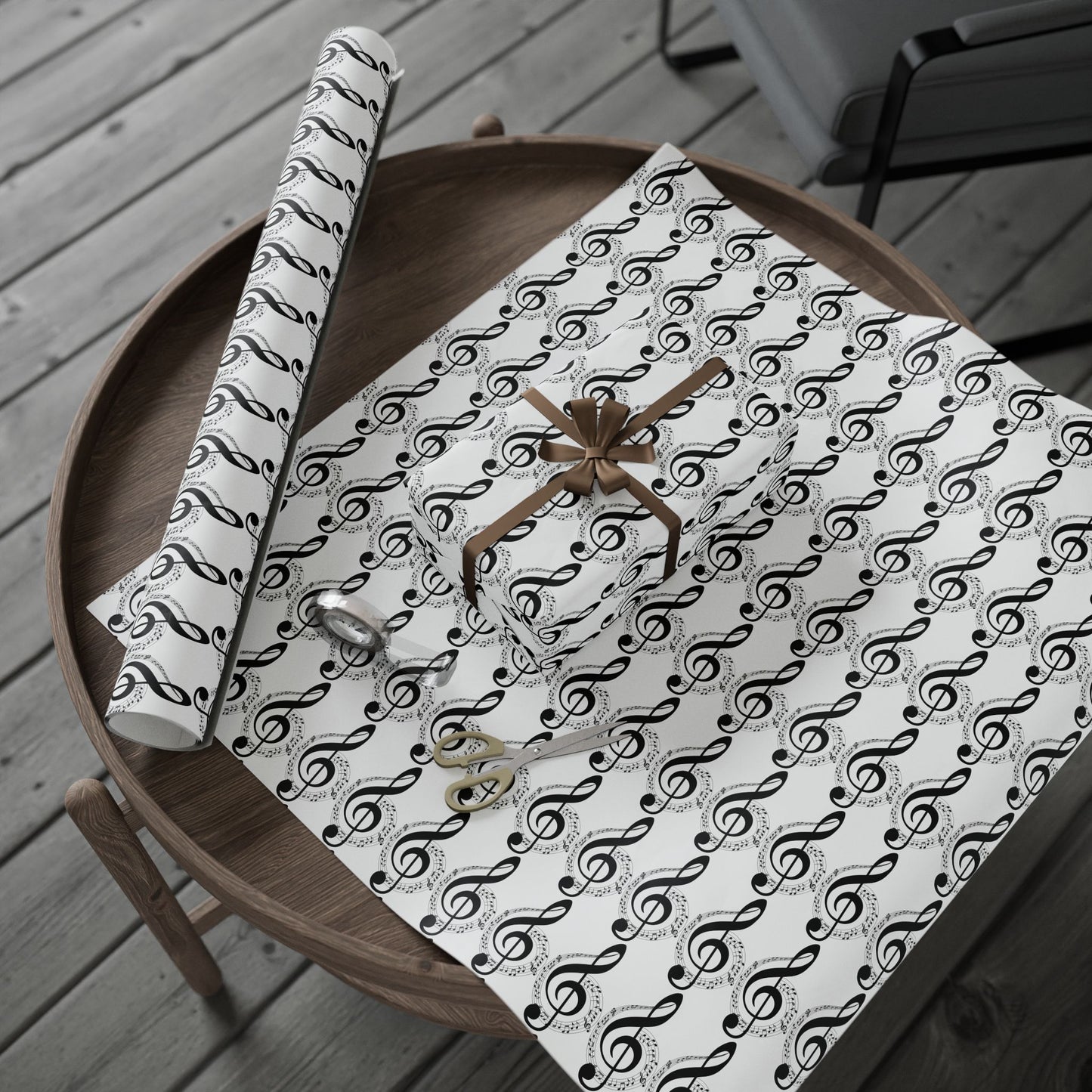 Musical Notes Wrapping Paper, Perfect for Gifts, Music Lovers, Birthdays