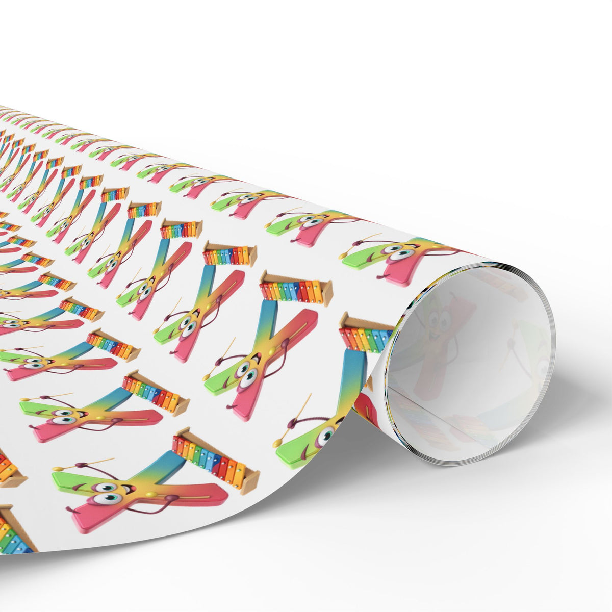 Colorful Character Wrapping Paper, Gift Wrap for Birthdays, Holidays, Celebrations, Fun Patterns, Party Supplies