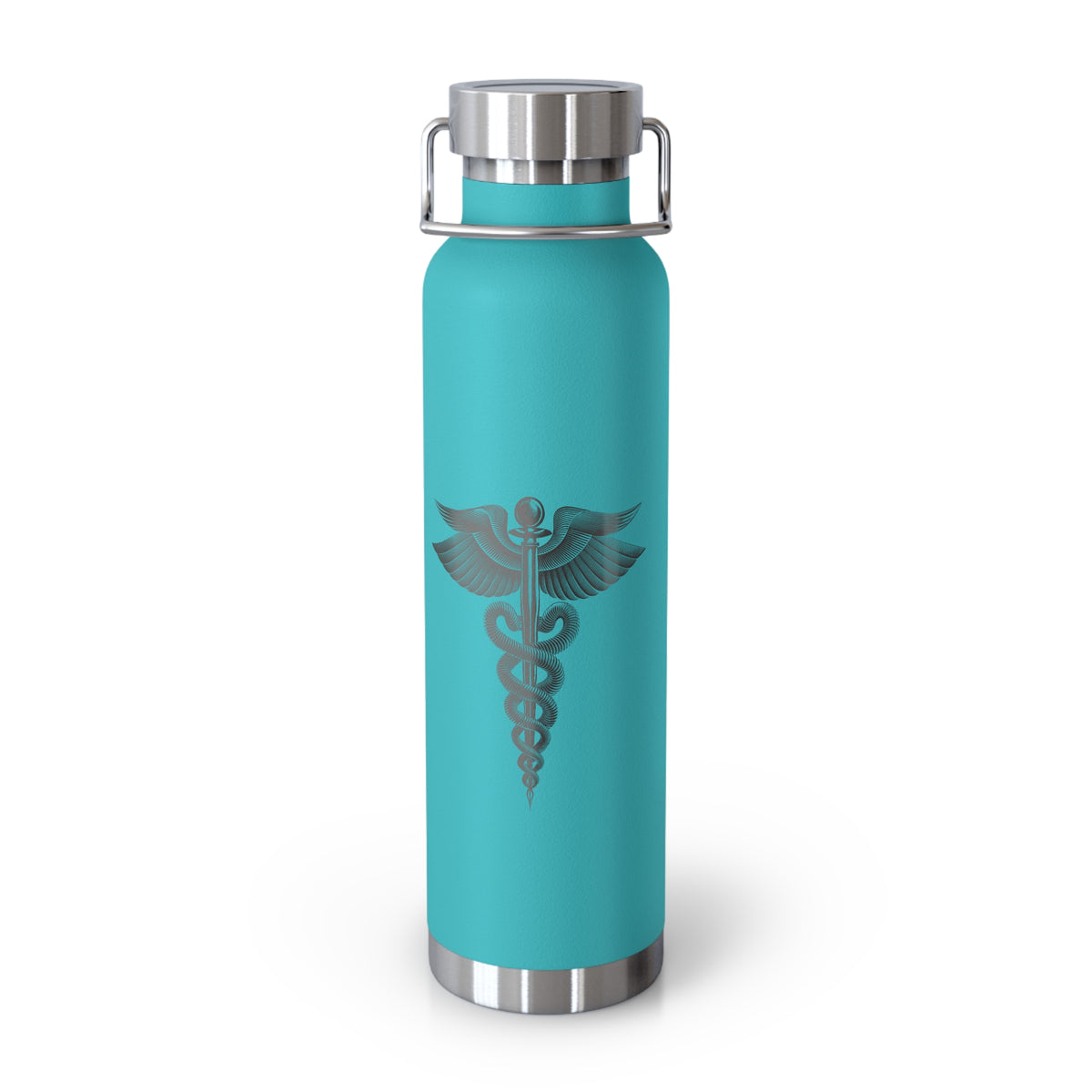 Stylish Copper Insulated Water Bottle, 22oz, Perfect for Active Lifestyles, Gifts for Healthcare Workers, Eco-Friendly, Exercise, Travel