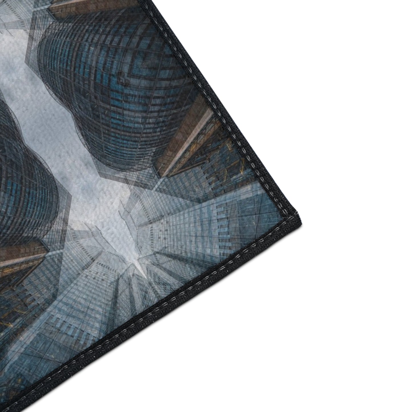 Industrial Urban Pattern Floor Mat — Heavy Duty Entry Rug