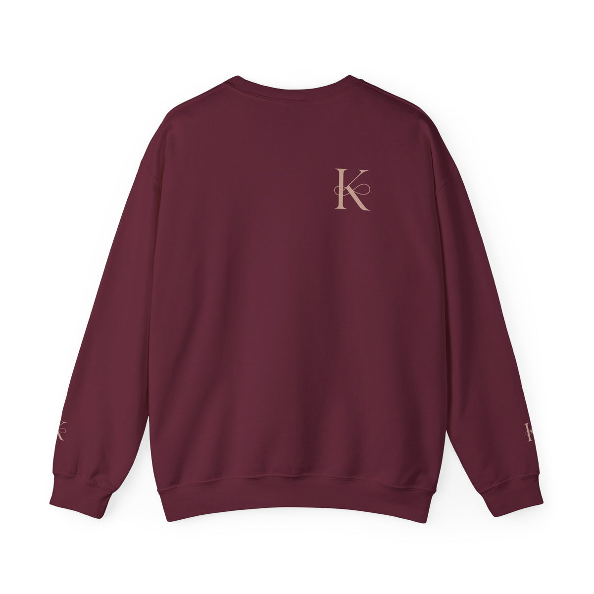Minimalist Unisex Crewneck Sweatshirt with Initial Charm, Comfortable Lounge Wear, Gift for Him or Her, Casual Style, Everyday Essential