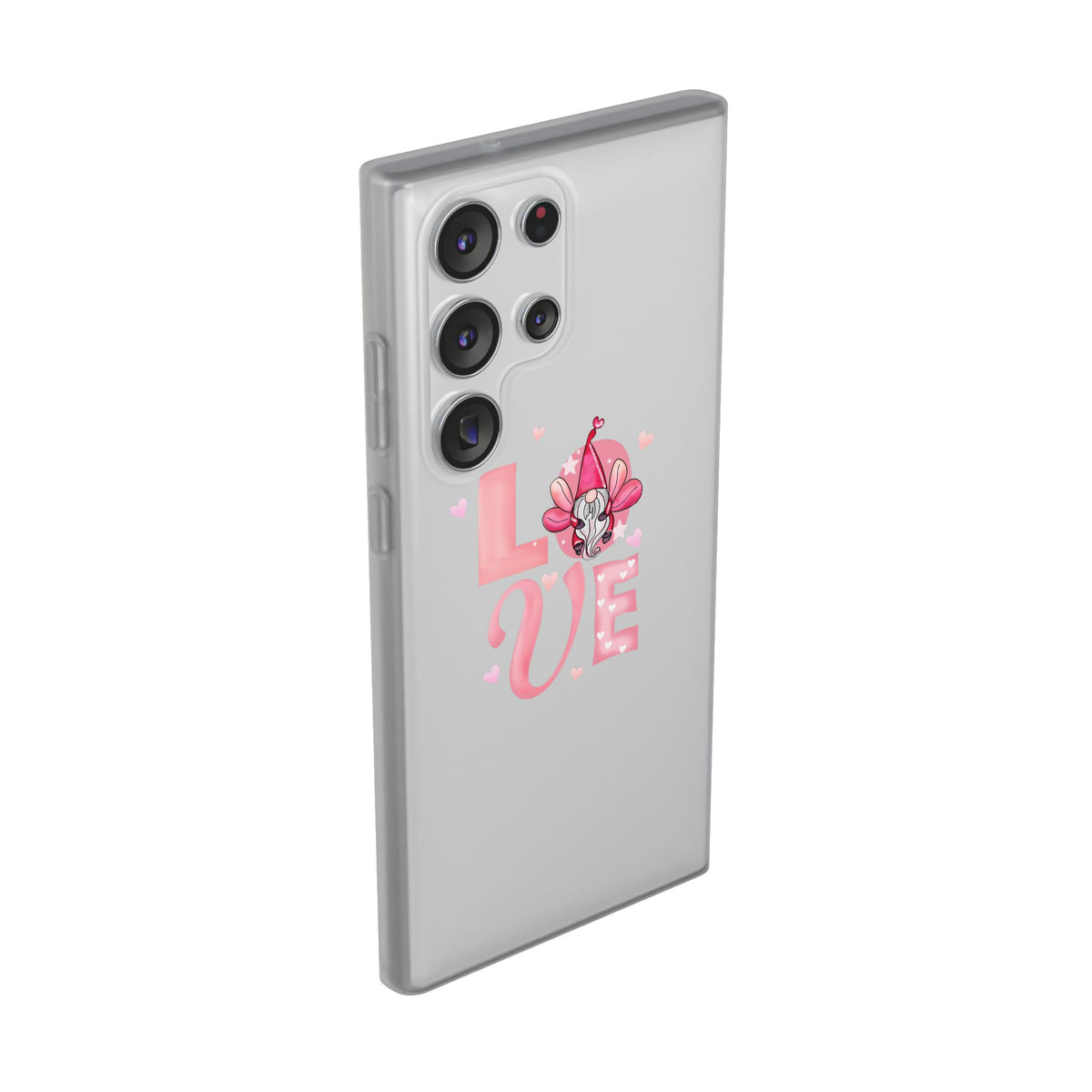 Love Gnome Phone Case — Cute Pink Valentine Flexi Case
