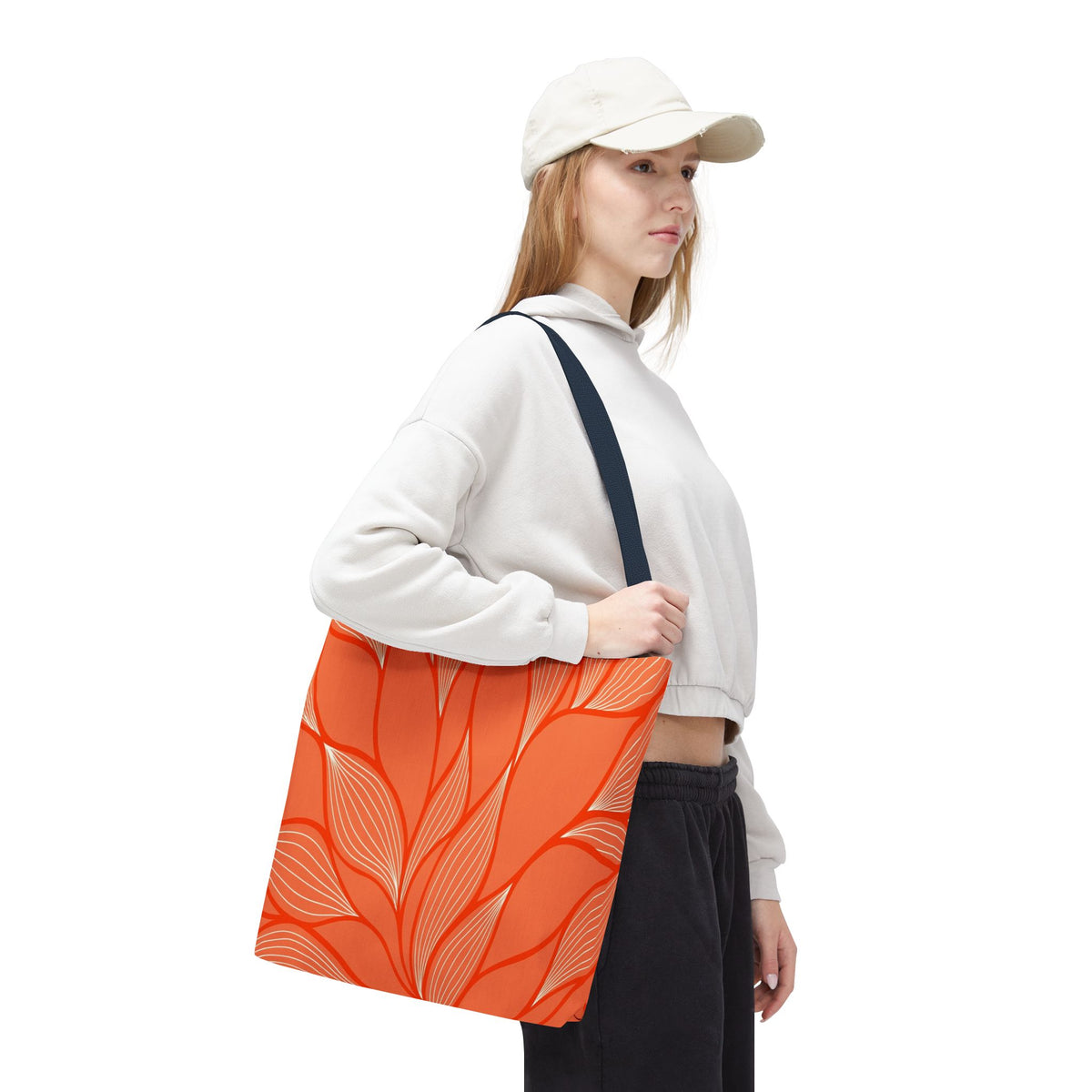 Vibrant Leafy Tote Bag, Stylish Grocery Bag, Eco-Friendly Shopping Tote, Floral Summer Tote, Gift for Plant Lovers