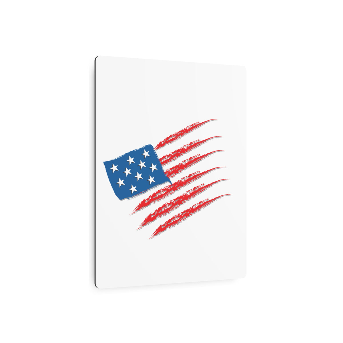 Patriotic Metal Art Sign, Rustic Decor for Home, Wall Art for Independence Day, Memorial Day, Veteran's Day, Gifts for Patriots
