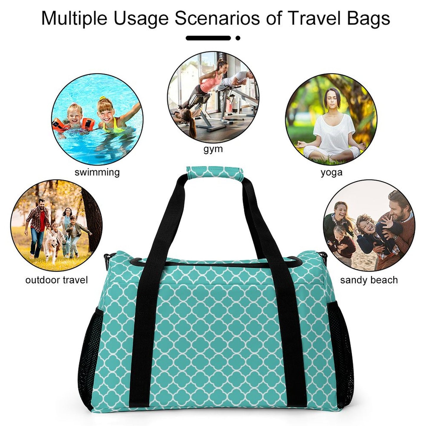Travel Duffel Bag - Teal