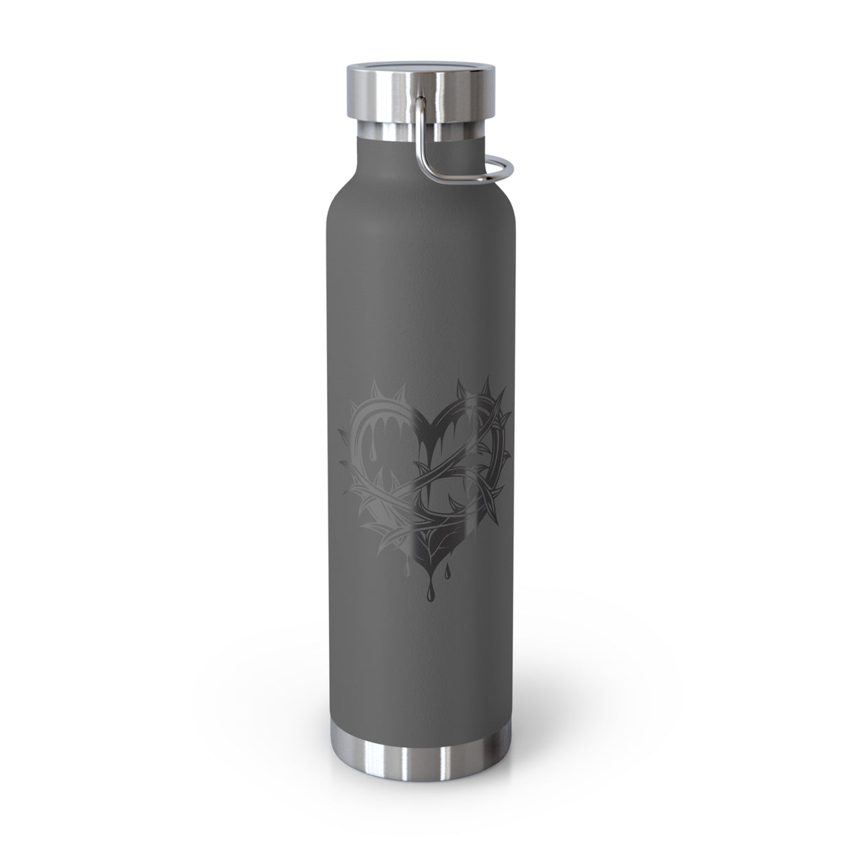 Stylish Insulated Water Bottle, Travel Flask, Gift for Him/Her, Fitness Bottle, Eco-Friendly Drinkware, 22oz Copper Design