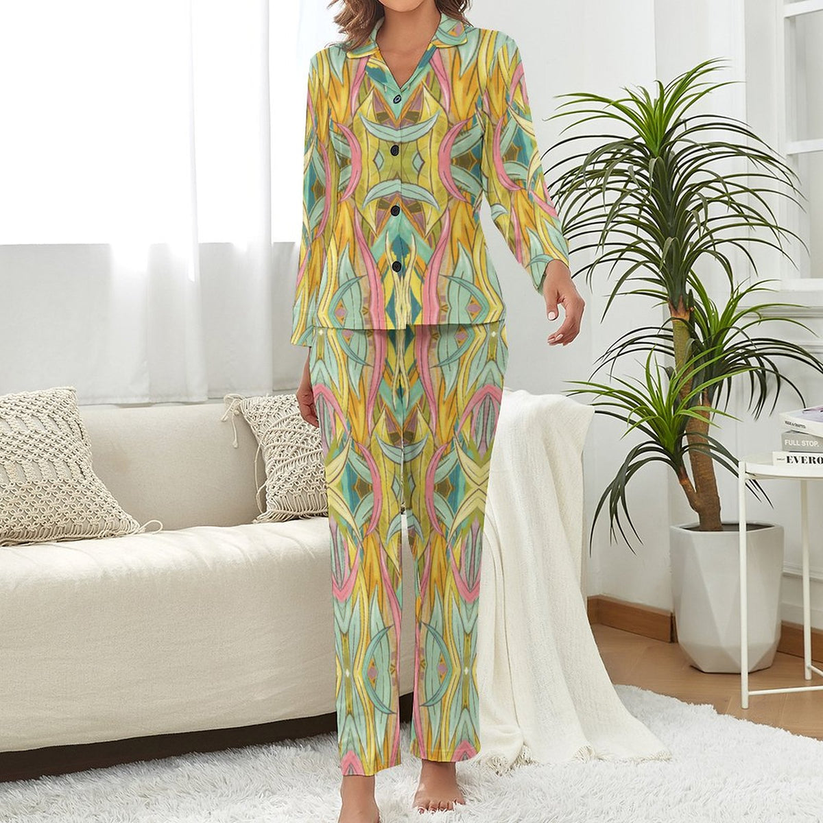 V-Neck Women Night Wear