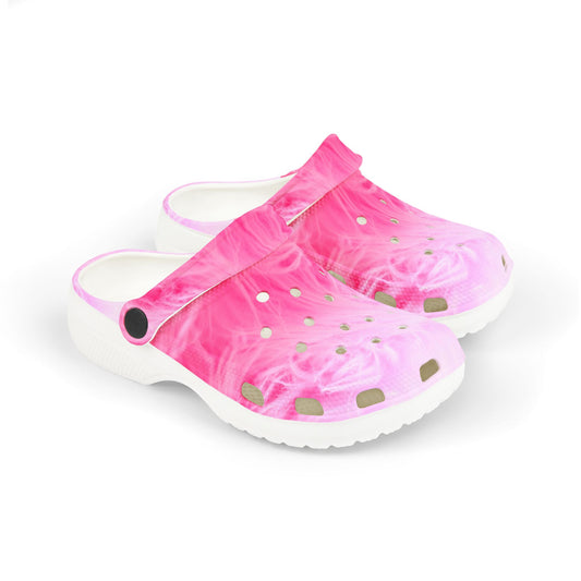 Whimsical Pink Clogs for Kids, Fun Footwear for Play, Summer Slip-Ons, Kids Outdoor Shoes, Perfect for Beach Days, Birthday Gift