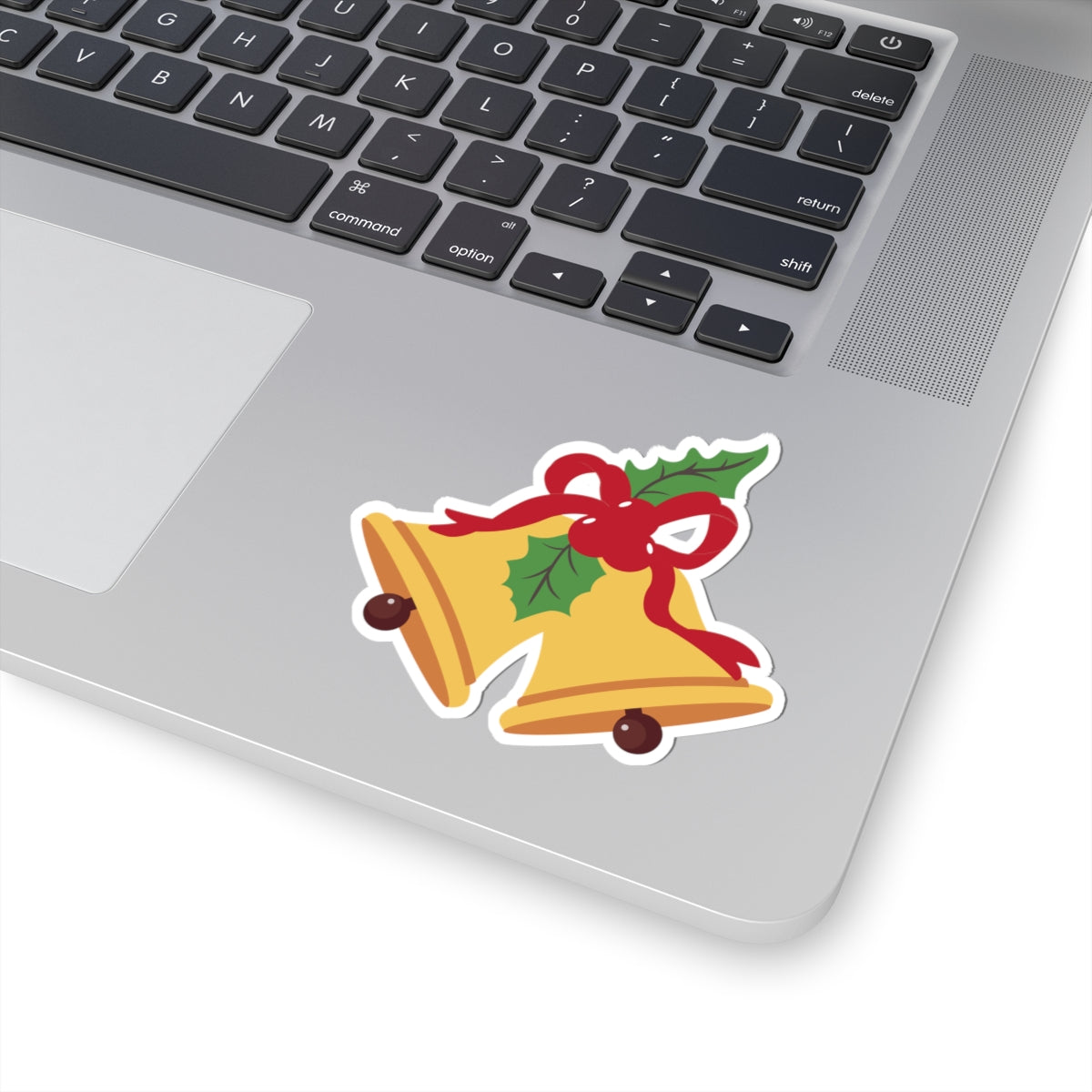 Christmas Bells Sticker — Festive Kiss-Cut Holiday Decal