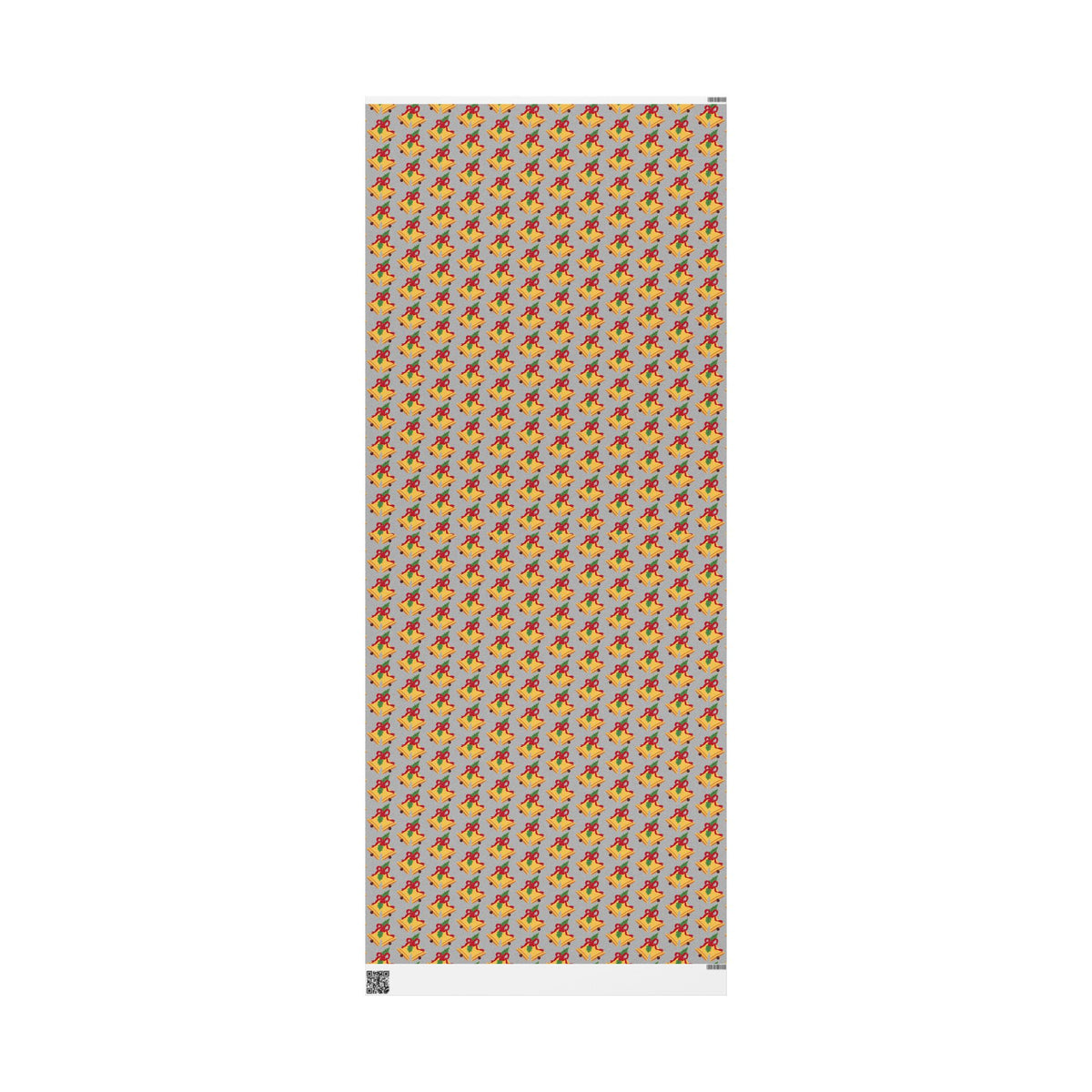 Holiday Bell Pattern Wrapping Paper — Festive Christmas Gift Wrap Roll