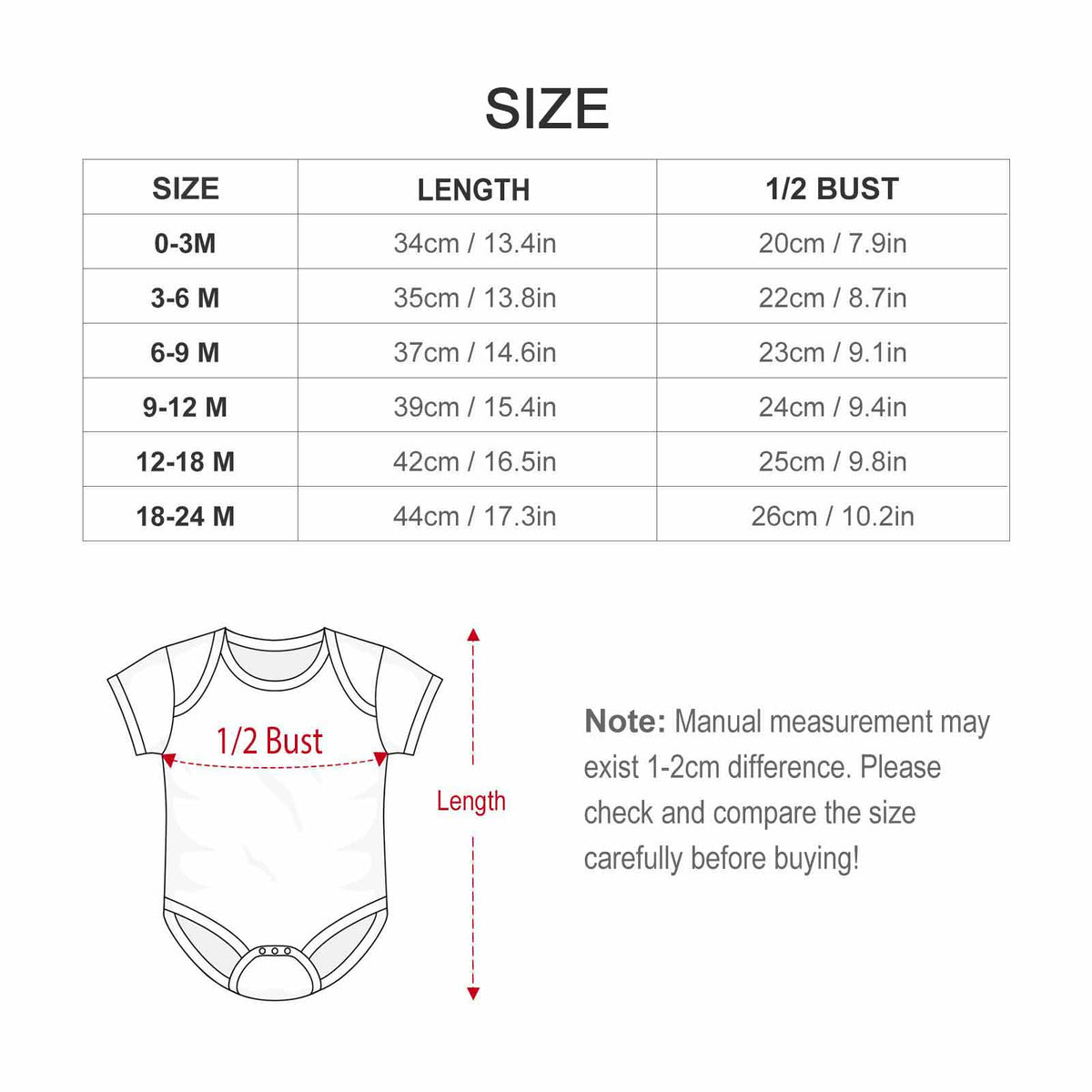 Faux Cotton Short Sleeve Baby Romper