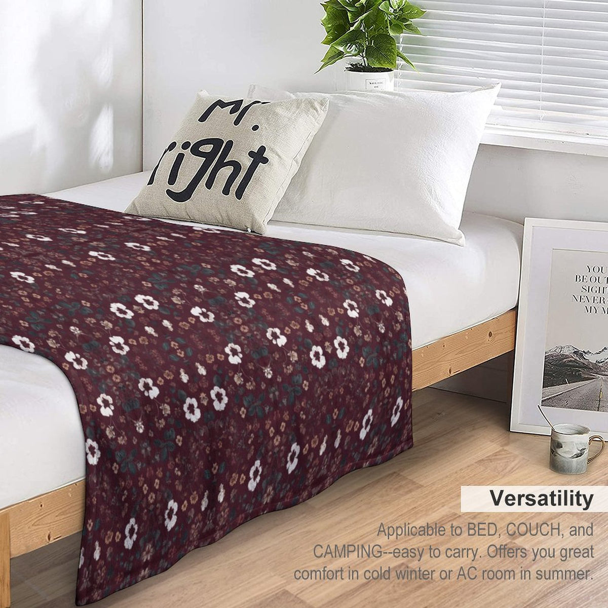 Flannel Blanket (One-sided Printing)-50"×60"