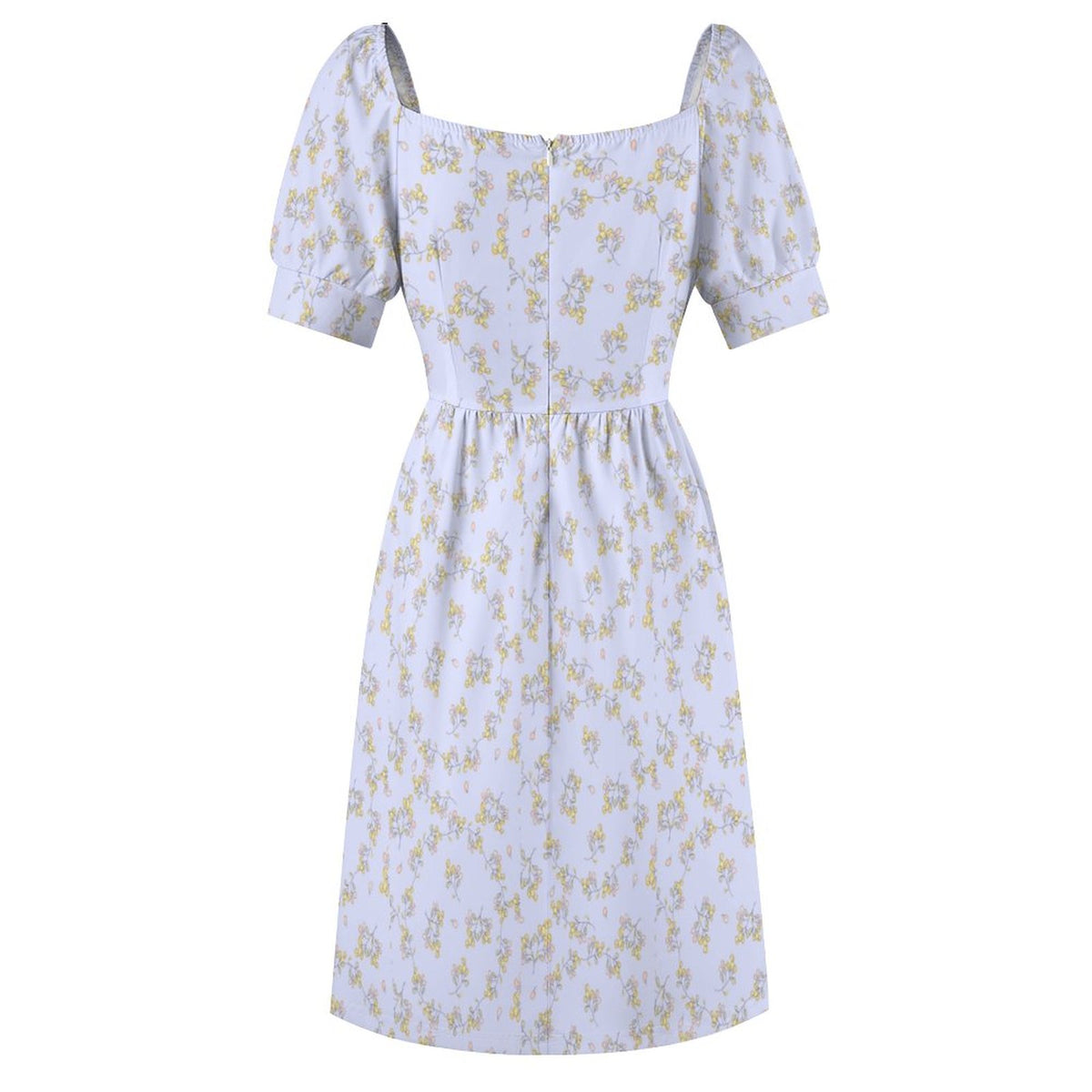 Short Sleeve V Neck Lovely Dress