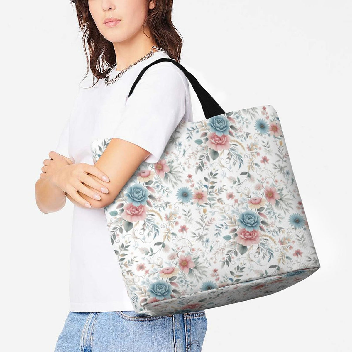 Large One Shoulder Shopping Bag