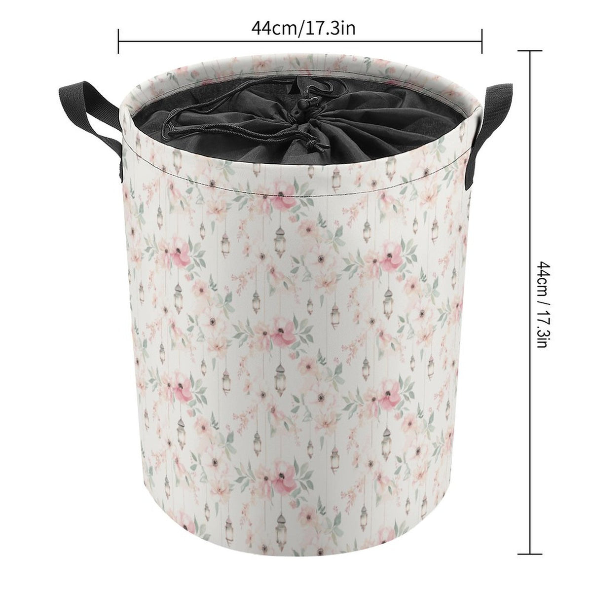 Drawstring collapsible Laundry Basket