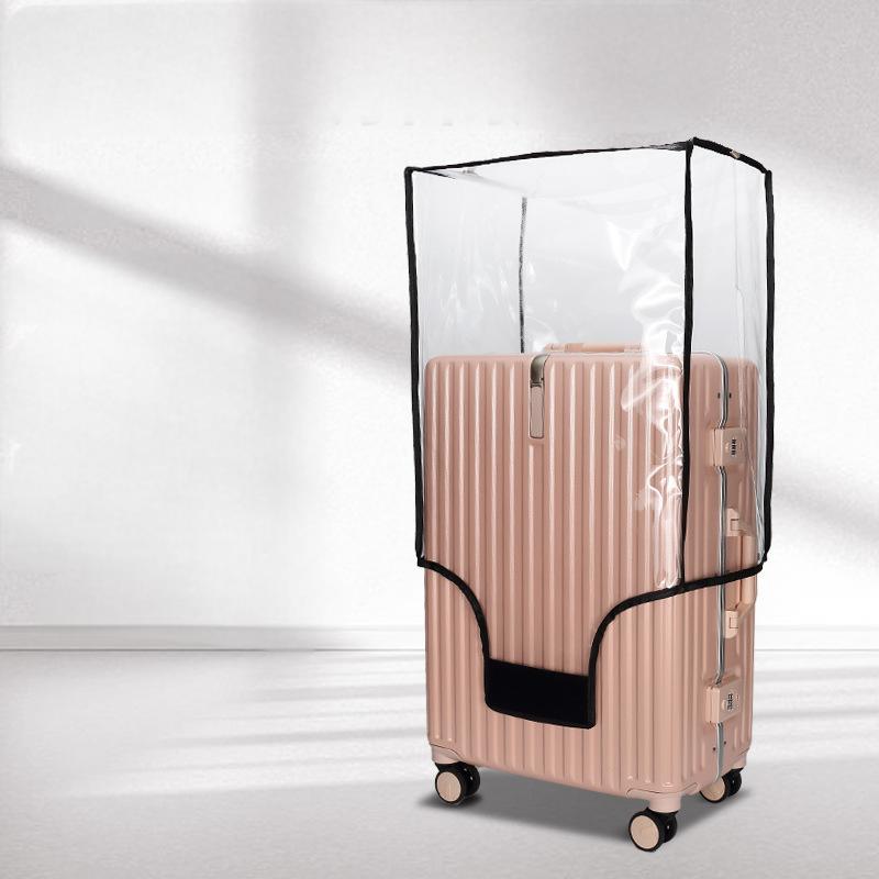 Clear Suitcase Cover Waterproof PVC Suitcase Cover Transparent, Travel Suitcase Wrap Protective Cover Case for Wheeled Luggage