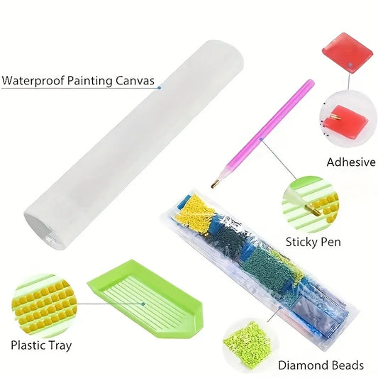 DIY Diamond Painting Round Diamond Starry Sky Van Gogh Pattern Full Diamond Mosaic Home Decoration Painting Cross Stitch Kit