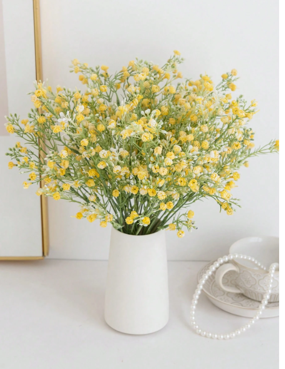 5 PCS Artificial Lavender Flower Bouquet, Outdoor Garden, Birthday Party