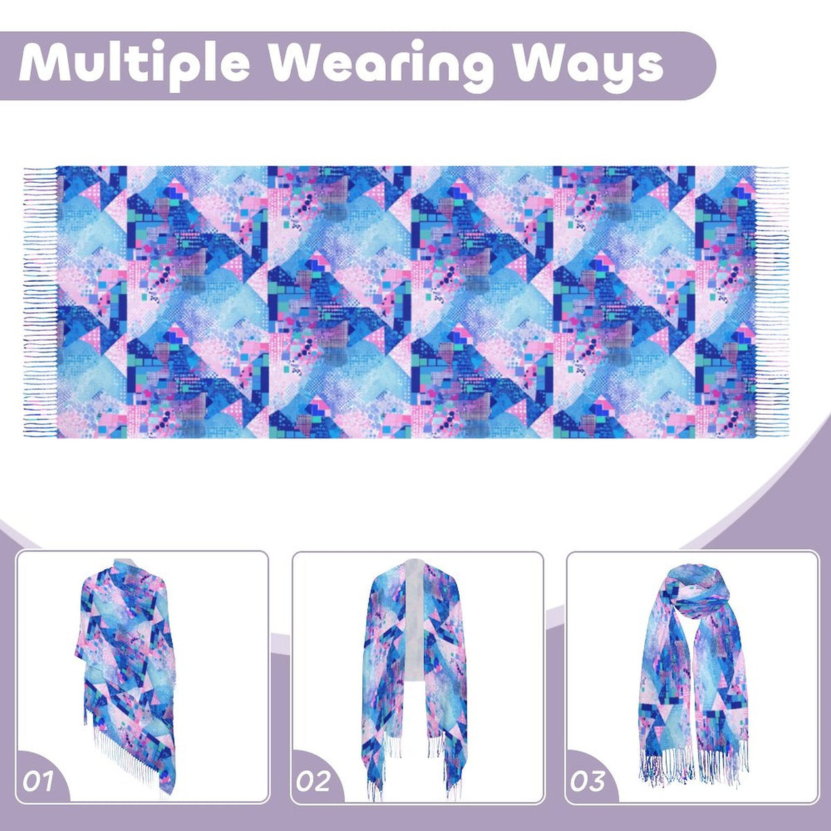 Cashmere-like Tassel Scarf