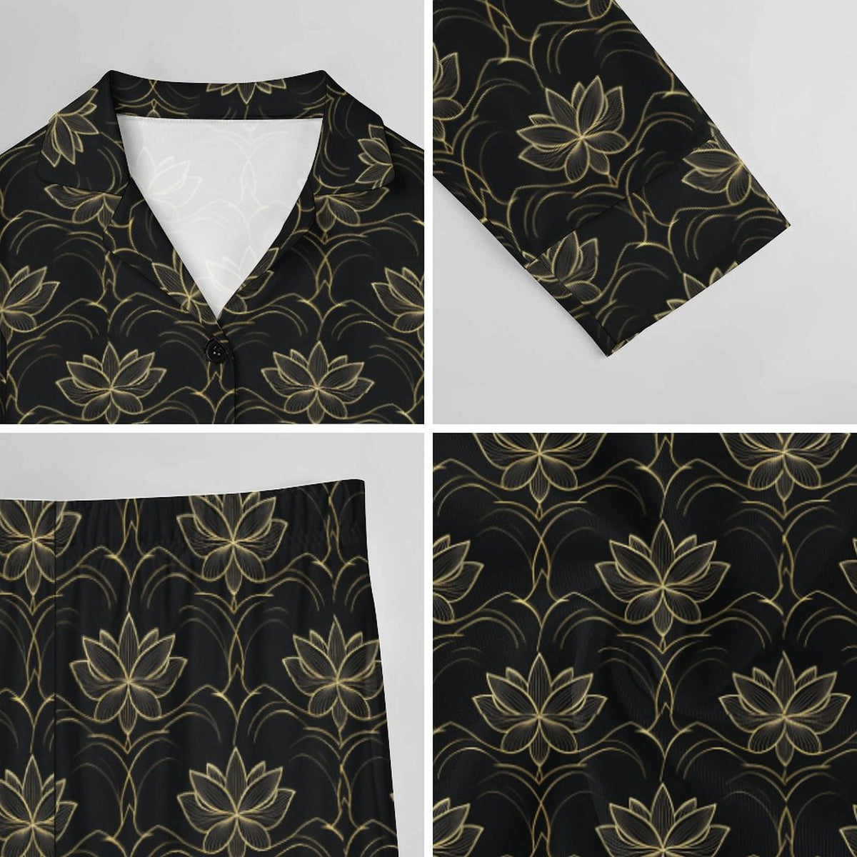 V-Neck Women Night Wear