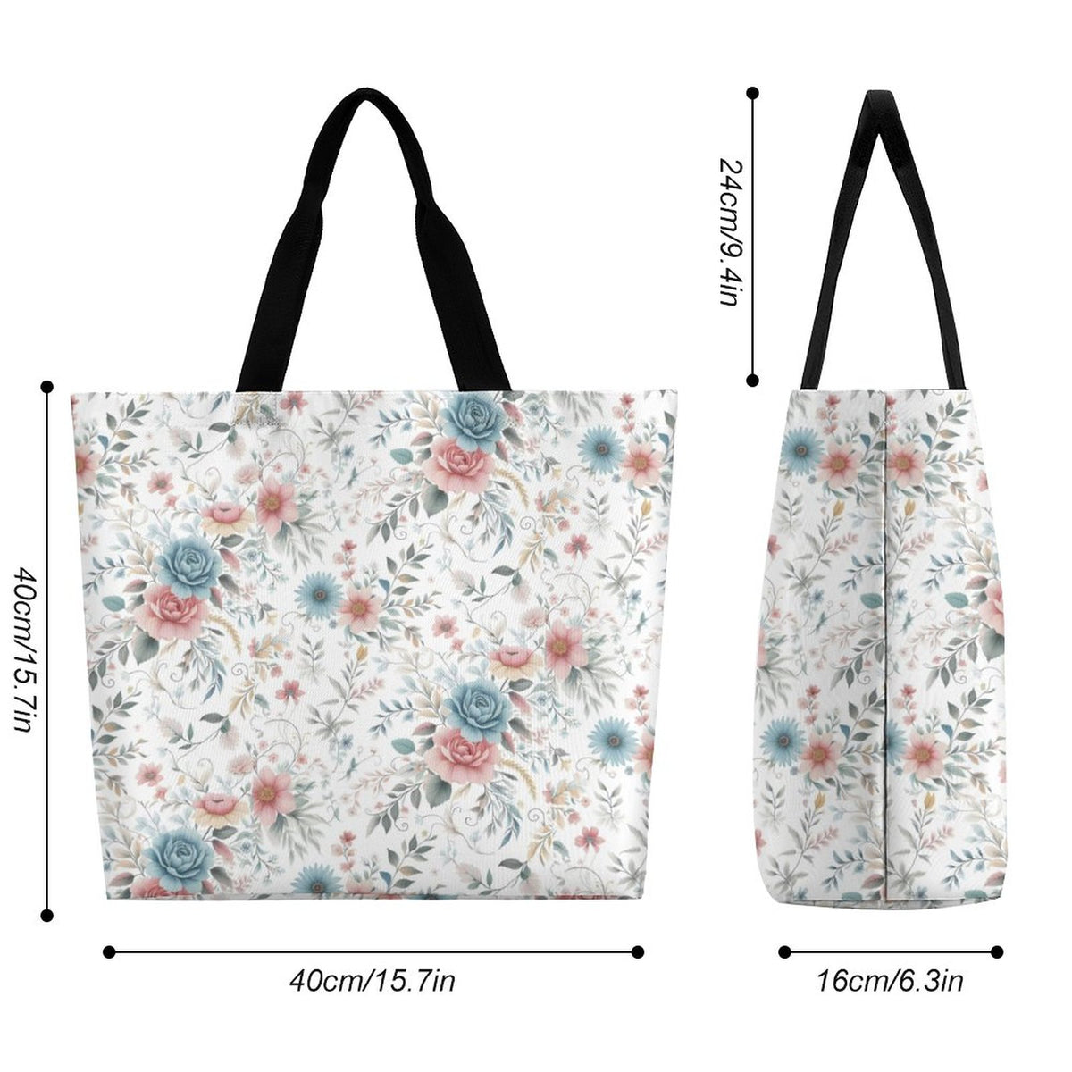 Large One Shoulder Shopping Bag