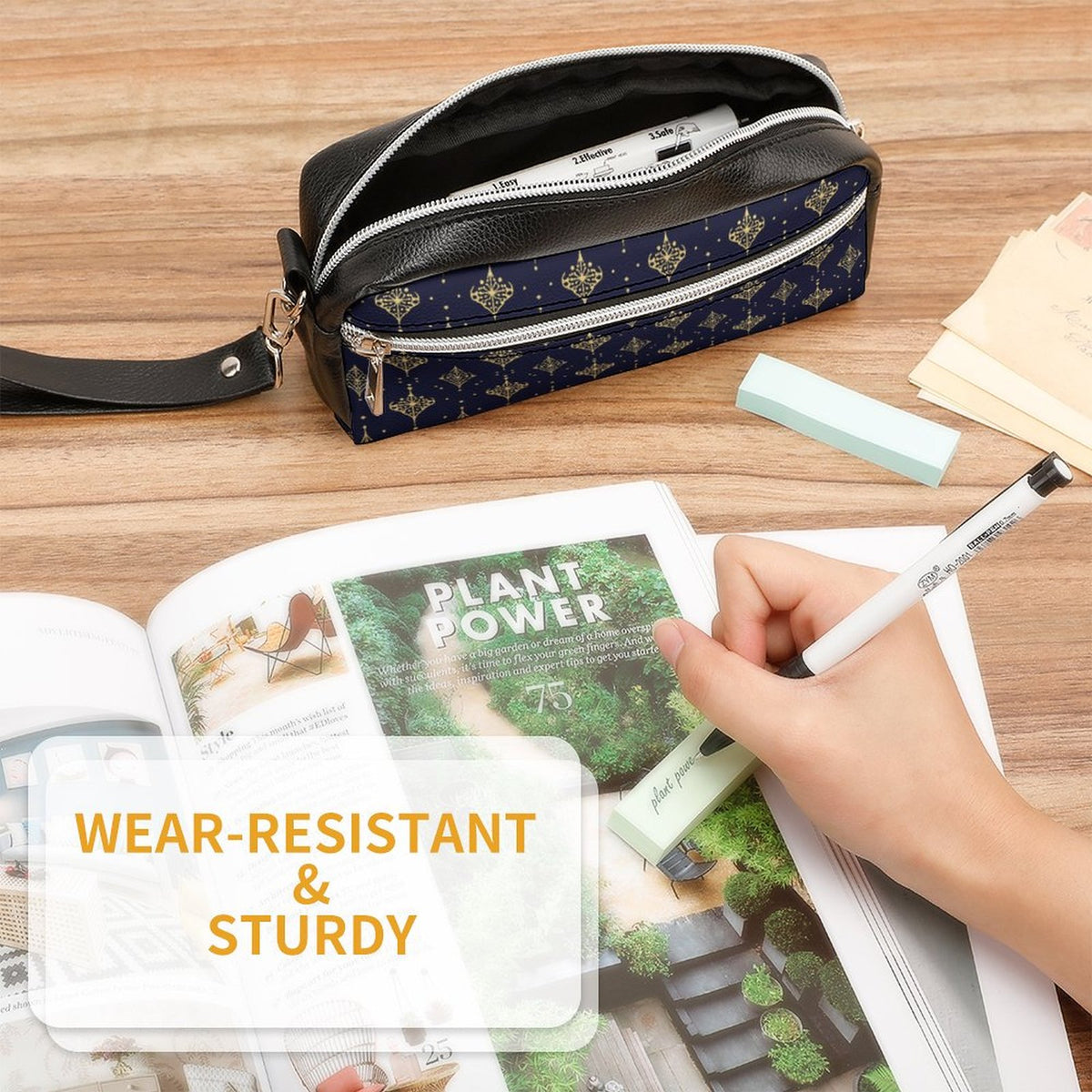Versatile Cosmetic Bag & Pencil Case Pouch