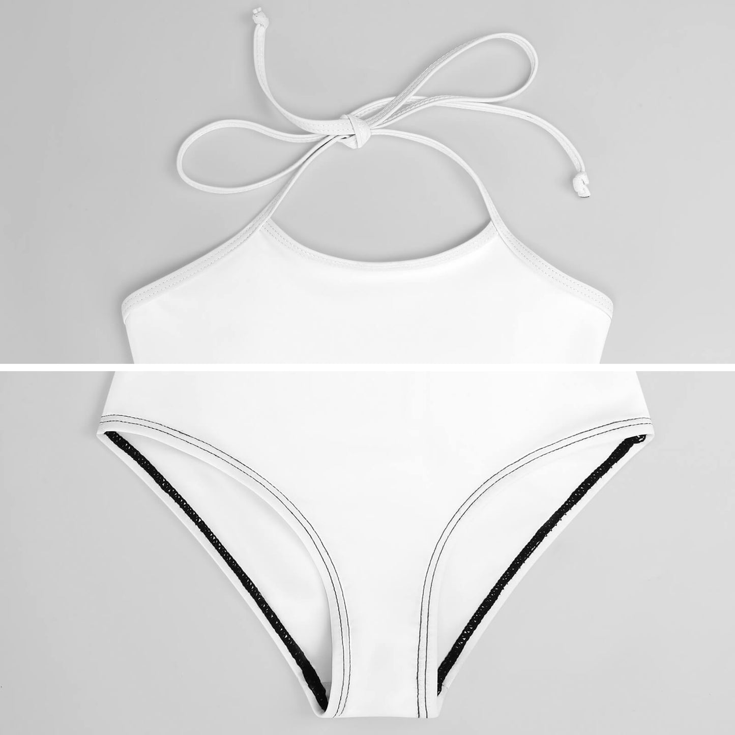 Strap Swimsuit for Girls(All-Over Printing) Fun Colors