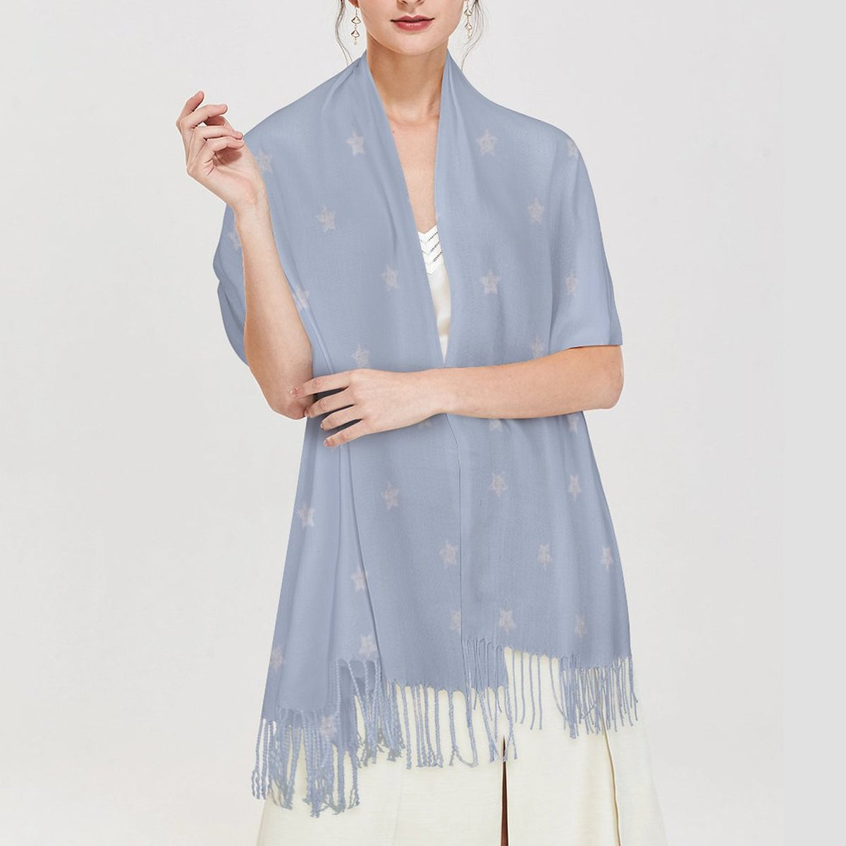 Cashmere-like Tassel Scarf
