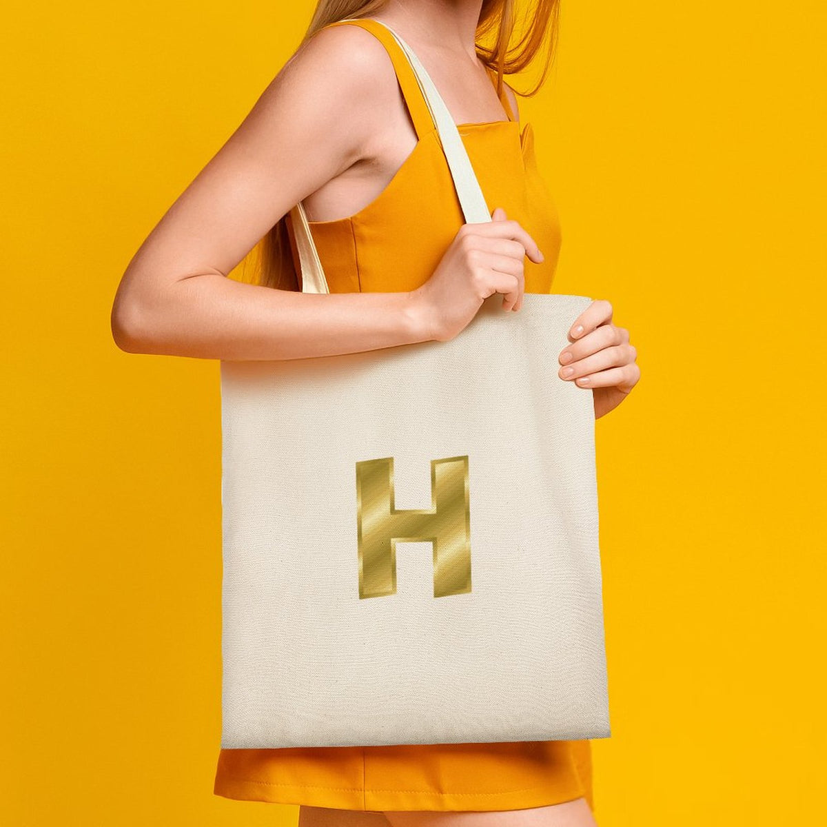 Canvas Tote Bag-13.4"x15.8"/34x40cm
