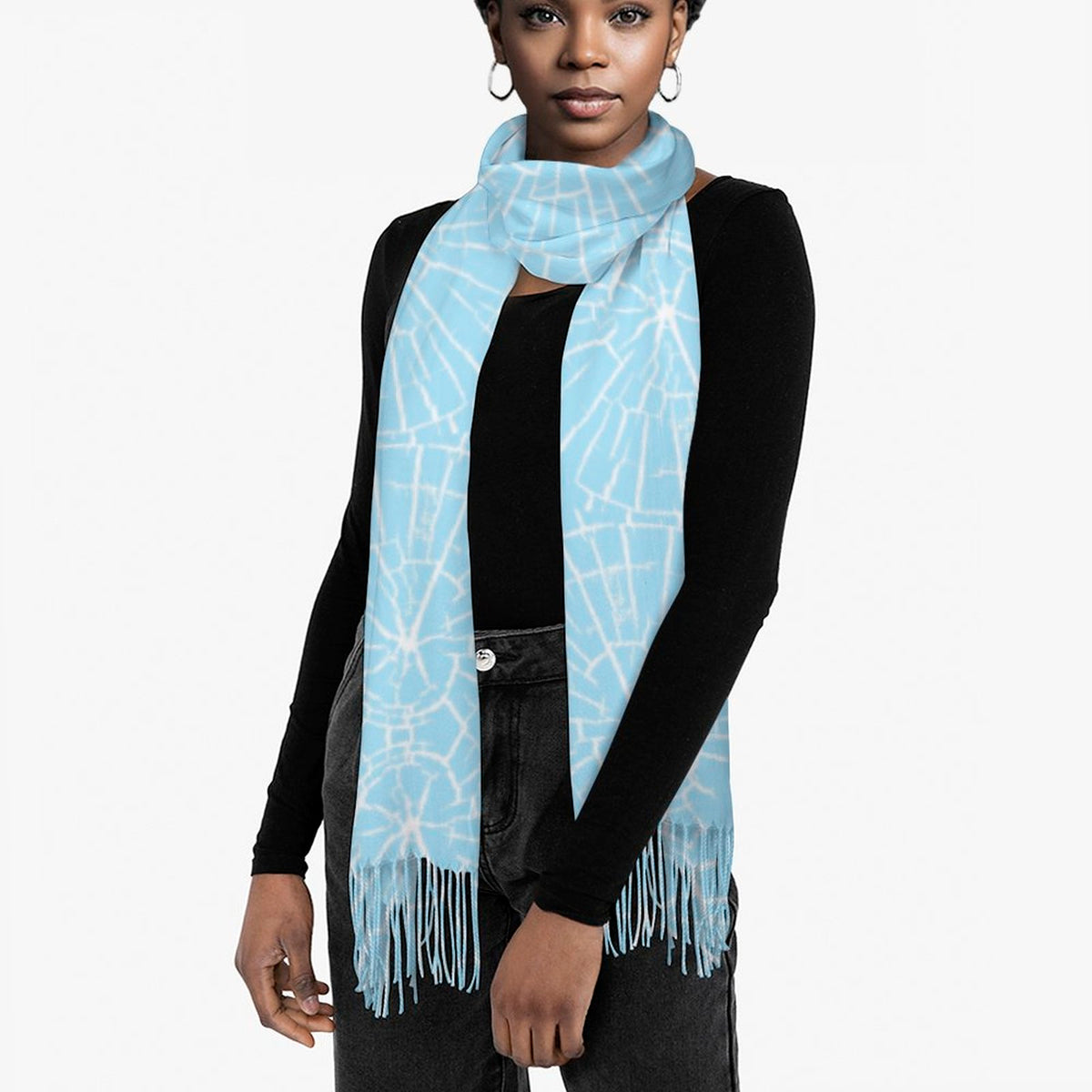 Cashmere-like Tassel Scarf