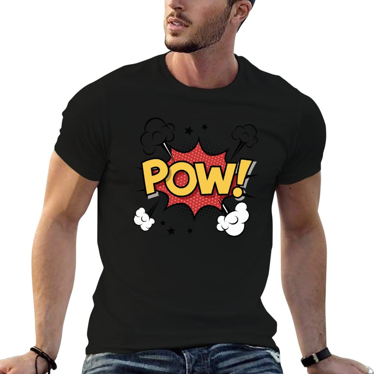 Short Sleeve Cotton Crewneck T-Shirt for Men Women
