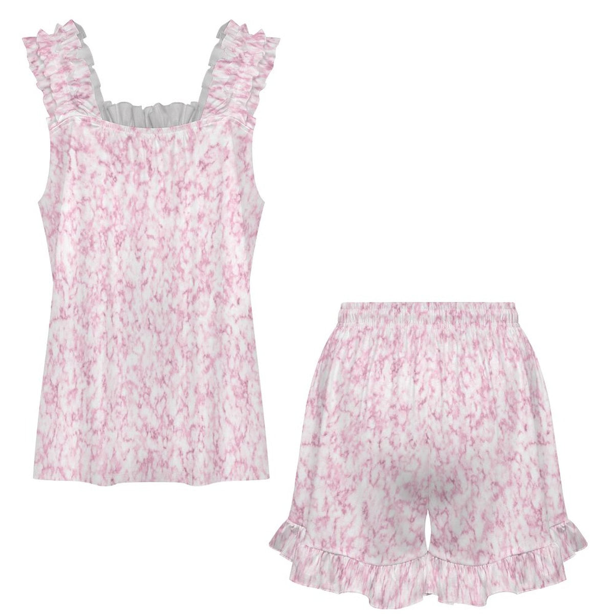 Ruffled Pajama Set